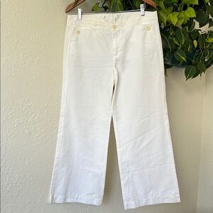 Women's White Wide-Leg Jeans